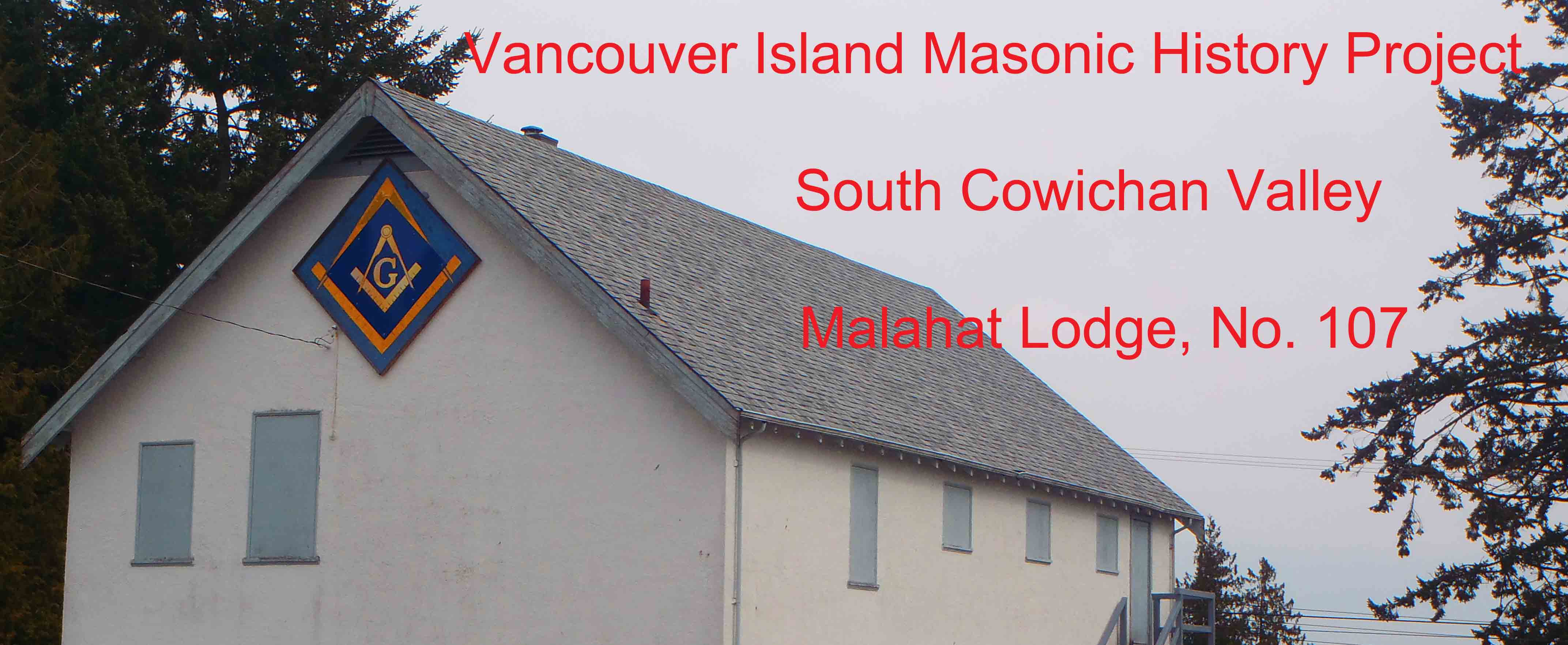Vancouver Island Masonic History Project - South Cowichan